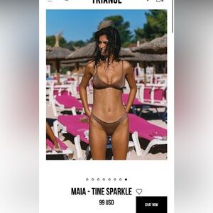 Triangl sparkle bikini